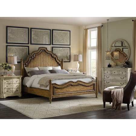 Hooker Furniture-1595-90007-WH-Bedroom