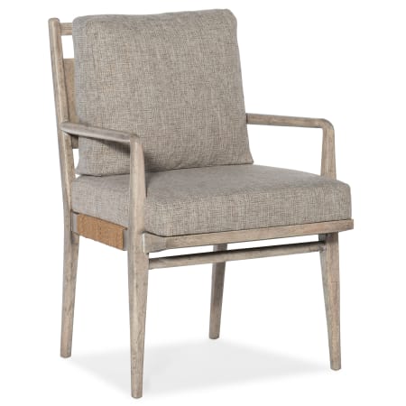 Hooker Furniture Amani 23" Wide Rubberwood Framed Upholstered Dining Chair from the American Life Collection Terrus Gray / Buff Almond