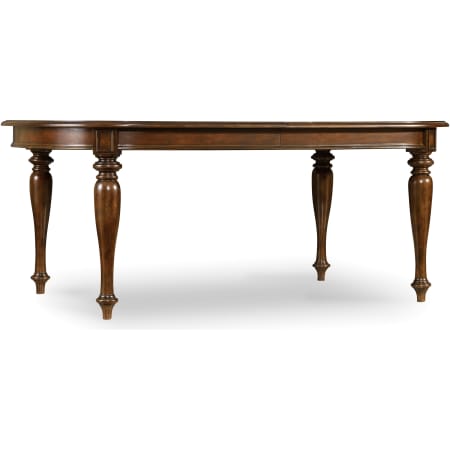 Hooker Furniture Leesburg 76" Long Traditional Southern Manor Dining Table with (2) 18" Leaves Rich Traditional Mahogany