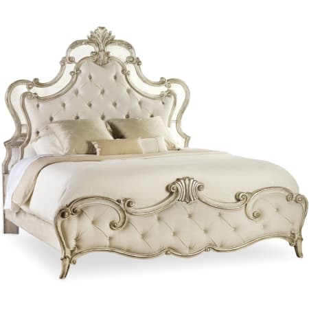 Hooker Furniture California King Hardwood Panel Bed Frame from the Sanctuary Collection Bardot Silver