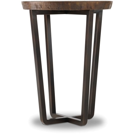 Hooker Furniture 18 Inch Wide Aged Copper Accent Table from the Parkcrest Collection Copper with Dark Metal