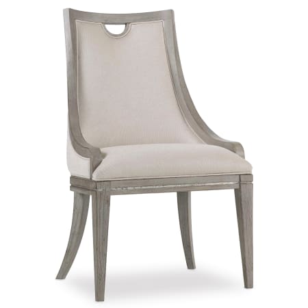 Hooker Furniture Sanctuary 24" Wide Oak Veneer Dining Chair Shimmering Boucle / Epoque