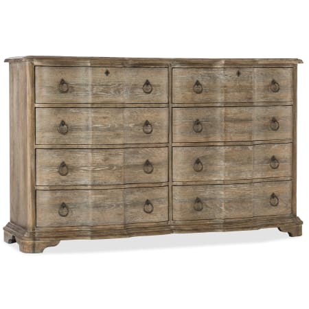 Hooker Furniture Adante 68-3/4" Wide 8 Drawer Poplar Wood Dresser from the Boheme Collection Antique Milk