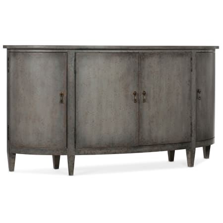 Hooker Furniture Ciao Bella 72" Wide European Farmhouse Dining Room Sideboard / Buffet Cabinet Distressed Speckled Gray