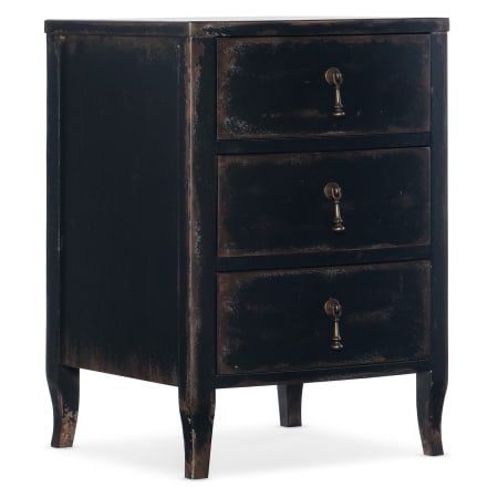 Hooker Furniture Ciao Bella 20" Wide Vintage Telephone Style End Table Distressed Black