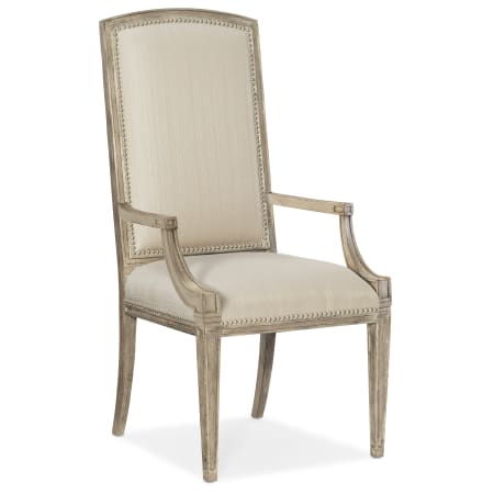 Hooker Furniture Sanctuary 24" Wide Arm Fabric Accent Chair Le Sable / Light Wood