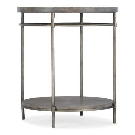 Hooker Furniture Modern 22" Round Open Concept Minimalist End Side Table Golden Natural
