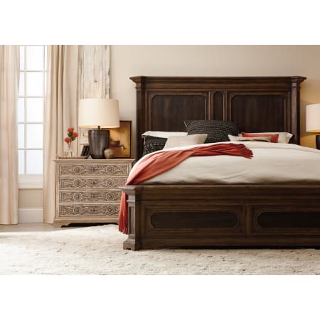 Hooker Furniture-5960-90250-MULTI-Lifestyle for Woodcreek Queen Mansion Bed