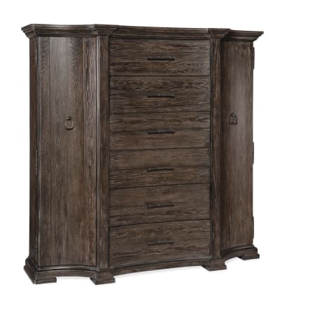 Hooker Furniture Traditions 64" Wide 6 Drawer Wood Gentlemans Chest Maduro