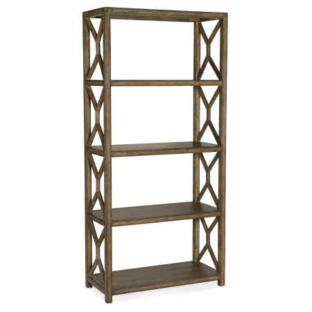 Hooker Furniture Sundance 83" x 40" Coastal Resort Inspired Etagere Shelving Bookcase Book Shelf Cliffside Brown