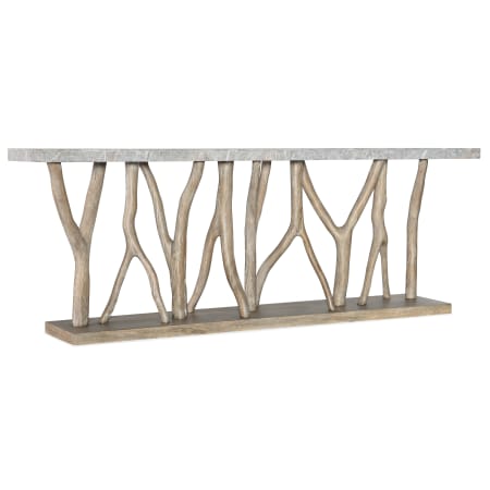 Hooker Furniture Surfrider 16" Wide Stone Veneer Top Console Table Light Wood