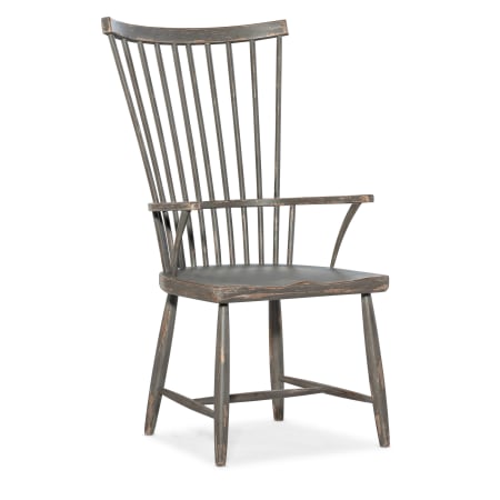 Hooker Furniture Alfresco 24" Wide Arm Hardwood Dining Chair Pottery Gray