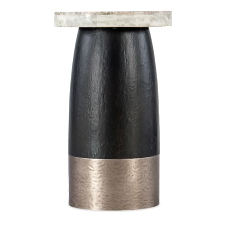 Hooker Furniture Chapman 14" Diameter Stone Veneer Top Accent Table Black