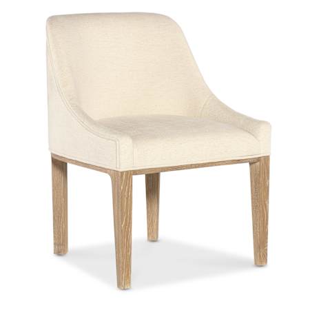 Hooker Furniture Banyon Bay Wood Framed Polyester Accent Chair Desert Oak / Levi Oyster