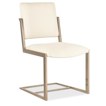 Hooker Furniture Westwood 21" Wide Wood Framed Polyester Accent Chair Plated Radiance / Trendy Snow