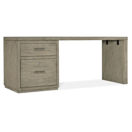 Hooker Furniture 72" Wood Veneer 2 Drawer Writing Desk Medium Wood