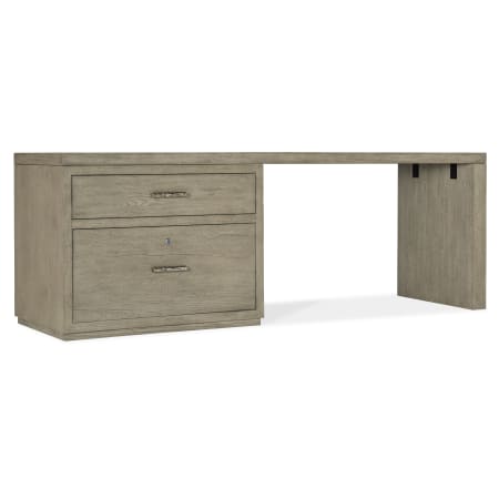 Hooker Furniture 84" Wood Veneer 2 Drawer Writing Desk Medium Wood