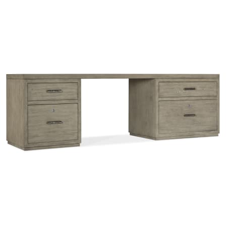 Hooker Furniture 96" Wood Veneer 4 Drawer Writing Desk Medium Wood