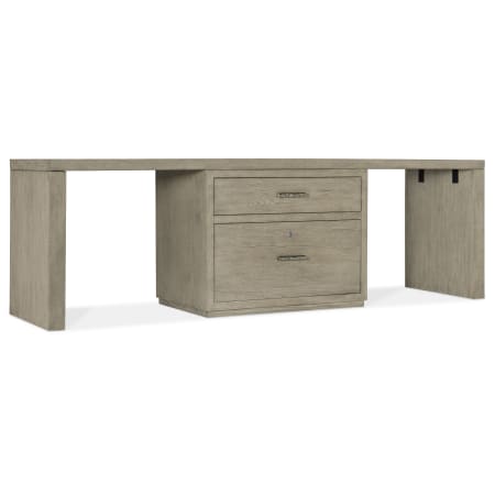 Hooker Furniture 96" Wood Veneer 2 Drawer Writing Desk Medium Wood