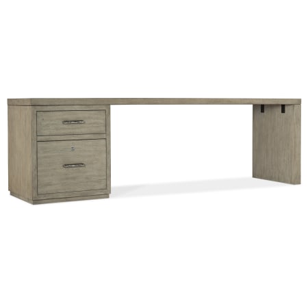 Hooker Furniture 96" Wood Veneer 2 Drawer Writing Desk Medium Wood