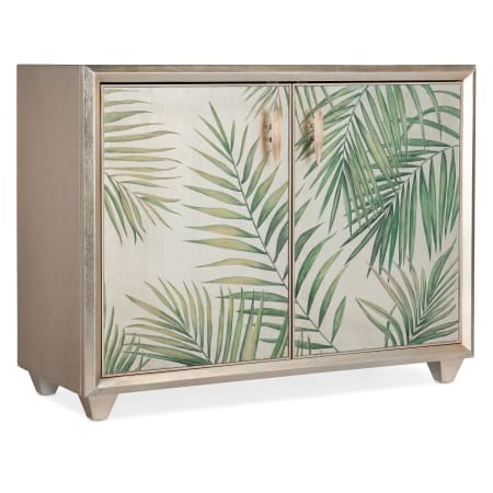 Hooker Furniture Melange 46" Wide Silver Leaf Accent Cabinet Gold