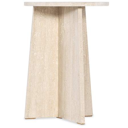 Hooker Furniture Melange 16" Wide Stone Table White Marble