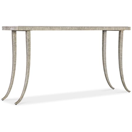 Hooker Furniture Sabre 14" Wide Marble Top Metal Console Table Silver