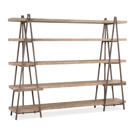 Hooker Furniture Artist's Scaffold 105" Wide Open Concept Casual Luxe Shelving Unit Light Natural