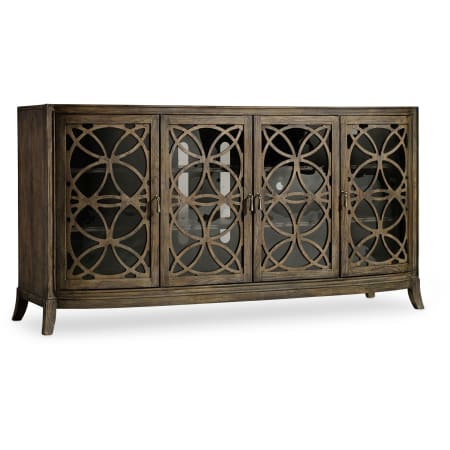 Hooker Furniture 70 Inch Wide Hardwood Media Cabinet from the Melange - Sloan Collection Medium Wood Stain