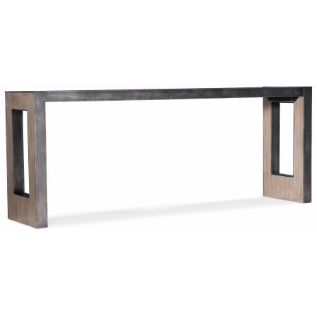 Hooker Furniture Joni 76" Wide Minimalist Urban Industrial Console Table from the Melange Collection Light Wood Stain