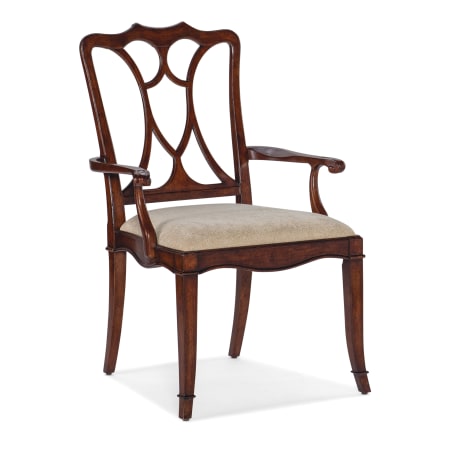 Hooker Furniture Charleston 26" Wide Wood Framed Fabric Dining Chair Maraschino Cherry