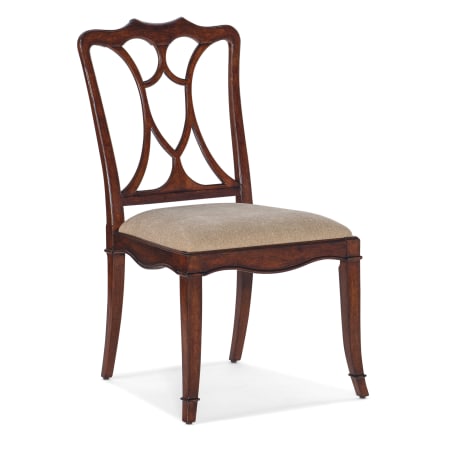 Hooker Furniture Charleston 21" Wide Wood Framed Fabric Dining Chair Maraschino Cherry