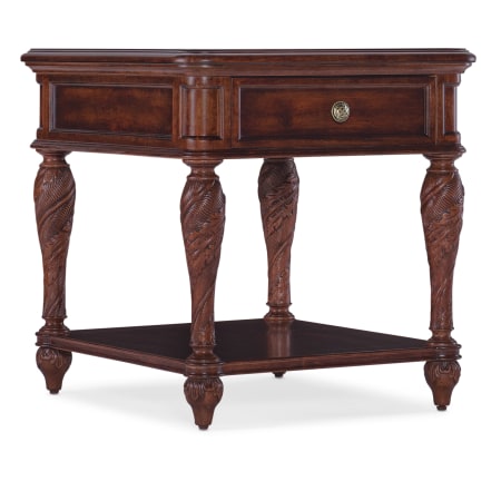 Hooker Furniture Charleston 28" Wide Wood Top Cherry and Walnut Wood Table Maraschino Cherry