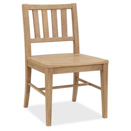 Hooker Furniture Driftwood 21" WideSplatback Side Chair Buckboard