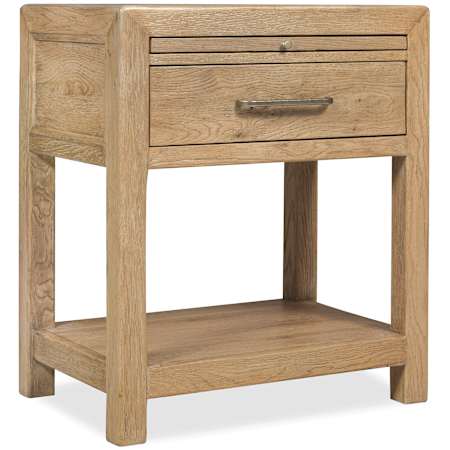 Hooker Furniture Driftwood 26" Wide One-Drawer Nightstand Buckboard