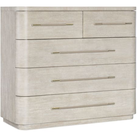 Hooker Furniture Modern Mood 50" Wide 5 Drawer Oak Dresser with Self Close Diamond
