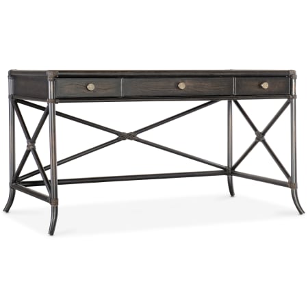Hooker Furniture Retreat 56" Wide Maple and Oak 3 Drawer Writing Desk with Drop Front Center Drawer Black Sand