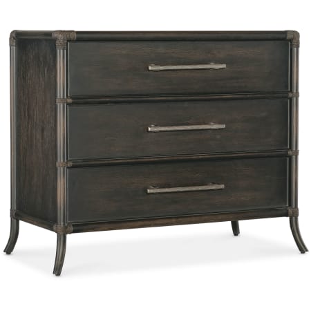 Hooker Furniture Retreat 40" Wide 3 Drawer Maple and Bamboo Dresser with Self Close Black Sand