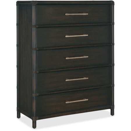 Hooker Furniture Retreat 44" Wide 5 Drawer Wood Dresser with Self Close Black Sand