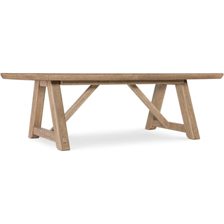 Hooker Furniture Vineyard Row 92" Wide Wood and Veneer Table Sonoma