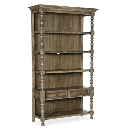 Hooker Furniture Lyons 50" Wide Rustic Antique American Etagere Style Shelving from La Grange Washed Medium