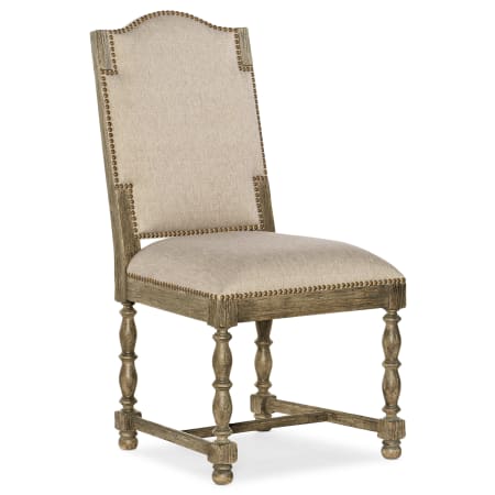 Hooker Furniture La Grange 22" Wide Fabric Dining Chair with Nailhead Trim Barn Wood