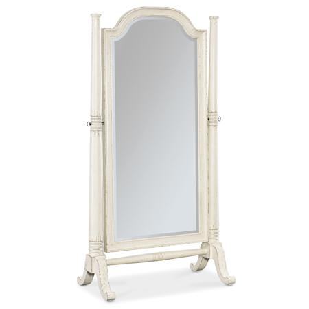 Hooker Furniture Americana 38"W x 72-1/4"H Rectangular Beveled Framed Full Length Mirror Daisy
