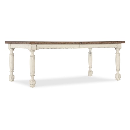Hooker Furniture Americana 80" Wide Oak Table Daisy / Honey