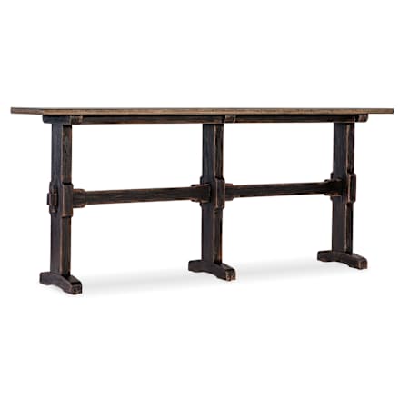 Hooker Furniture Americana 78" Wide Oak Table Molasses / Honey