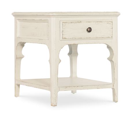Hooker Furniture Americana 30" Square Oak Table Daisy / Antique Bronze