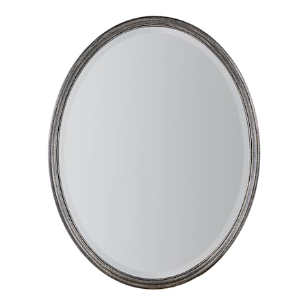 Hooker Furniture Americana 45"W x 35"H Oval Beveled Framed Accent Mirror Molasses