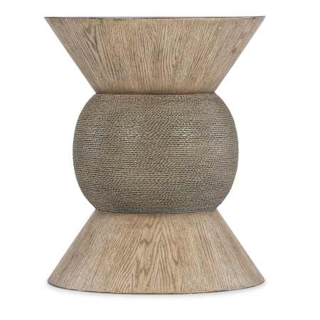Hooker Furniture Commerce and Market 20" Wide Resin and Rope Table Light Wood / Rope