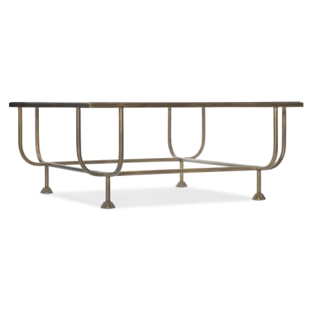 Hooker Furniture Commerce and Market 39" Square Iron and Tempered Glass Coffee Table Bronze
