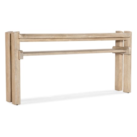 Hooker Furniture Commerce and Market 67" Wide Acacia Wood Console Table Light Green / Silver Leaf Champagne
